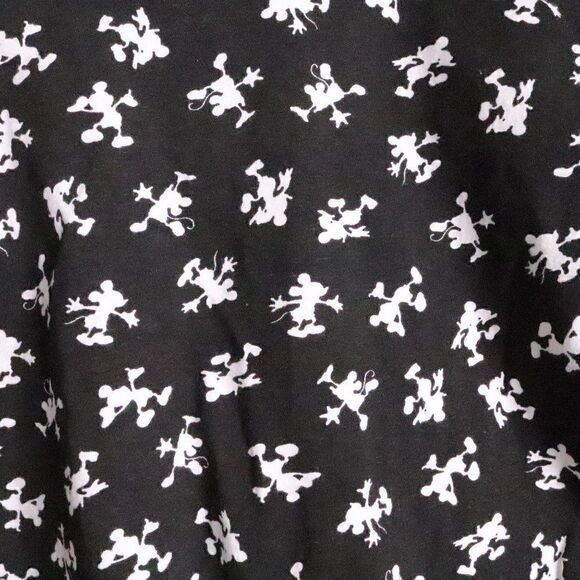 Vintage Mickey Unlimited Disney Long Sleeve Leotard Bodysuit Black White M 1980s - Picture 2 of 7